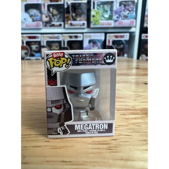 BITTY Megatron 1" Funko Pop #23 Transformers Retro Toys Vinyl Decepticon Hasbro - Picture 1 of 6
